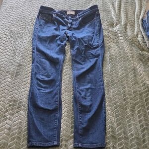 LOFT Women's Deep Blue Skinny Jeans